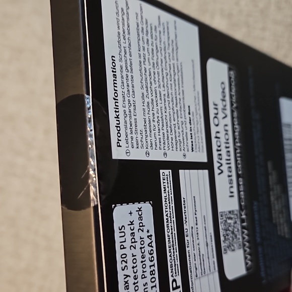 Screen Protector For Galaxy S20 Plus Screen Protector & Camera Lens Protector - Picture 4 of 12